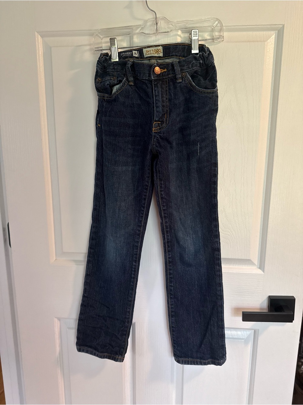 The Children's Place Dark Blue Straight Jeans for Kids